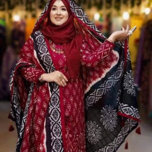 Bexi Batik Premium Cotton Three-Piece - বেক্সি বাটিক প্রিমিয়াম কটন থ্রি পিস।
